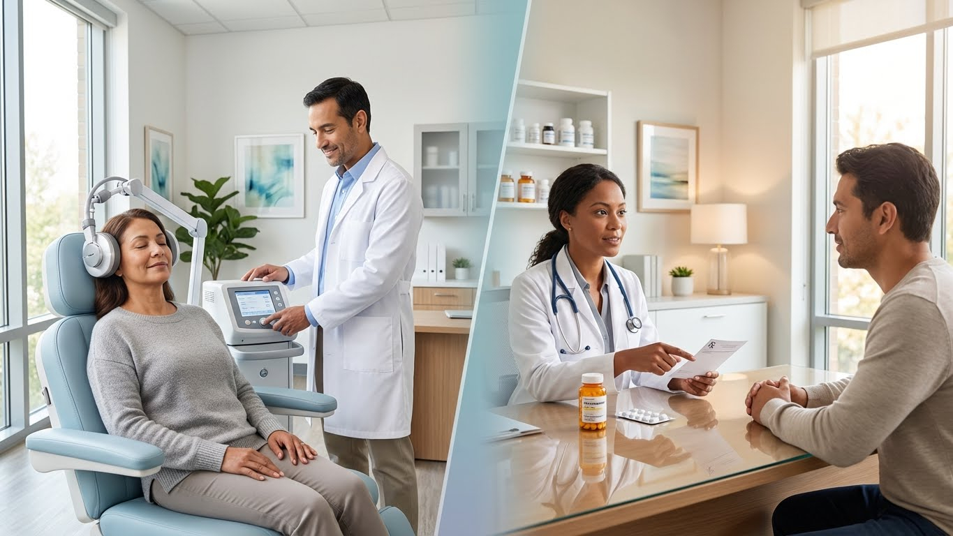 TMS Therapy vs. Traditional Medication Therapy: Which One Is Right for You?